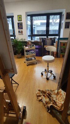 Monica Catto in the Studio: Il mio studio