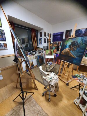 Monica Catto in the Studio: Il mio studio di notte