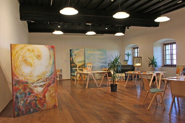 Isabella Scharf-Minichmair in the Studio: Open Studio at Castle Altpernstein