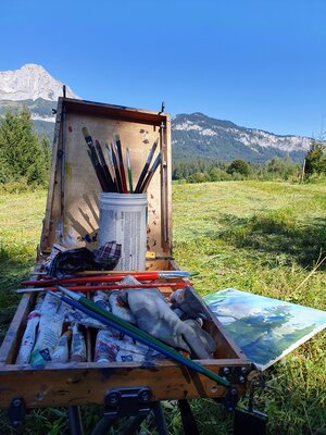Tamara Siebert in the Studio