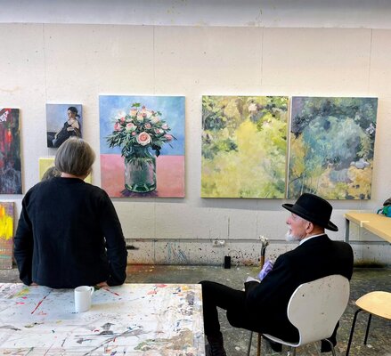 Tamara Siebert in the Studio