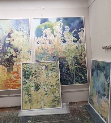 Tamara Siebert in the Studio
