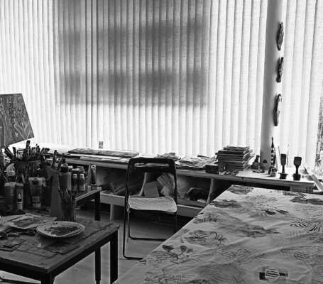 Martina Kaiser in the Studio
