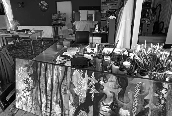 Martina Kaiser in the Studio