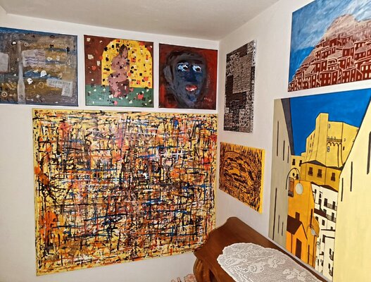 Renzo Buggiani in the Studio: Galleria permanente nel mio atelier