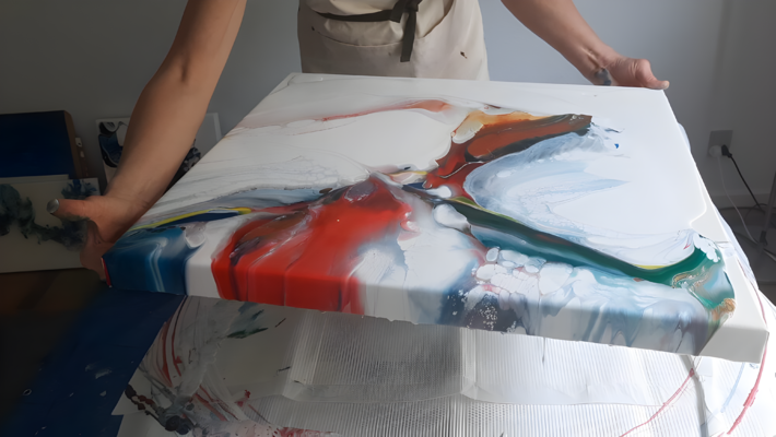 Kasia Jans in the Studio