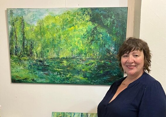 Corinne FOUCOUIN in the Studio: Barbizon (77)