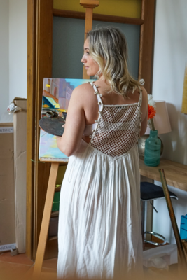 Lara Florence in the Studio
