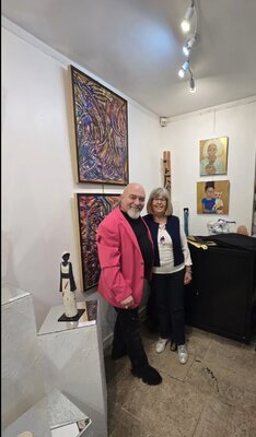Muriel Ho Paintings in the Studio: Exposition "Salon d'avril " à la Galerie Thuillier Paris