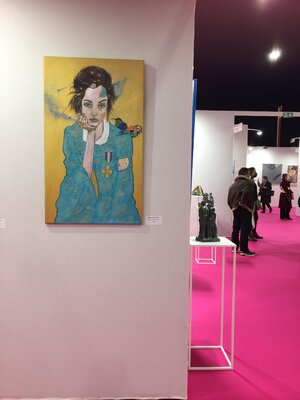 Muriel Ho Paintings in the Studio: Musée du Grand Palais Paris Art Capital