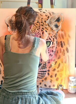 Rosie Tretter in the Studio