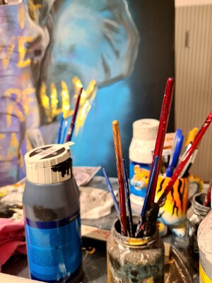 Rosie Tretter in the Studio