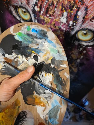 Rosie Tretter in the Studio