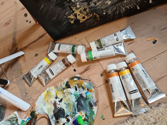Rosie Tretter in the Studio