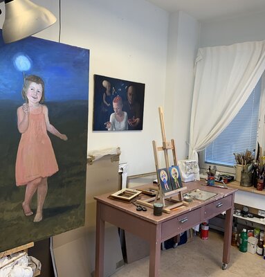 Ulrika Westerberg in the Studio: In my studio at ABC collective in Vällingby, Stockholm