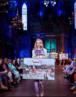 Vladislava Yakovenko in the Studio: Exhibition in Vienna