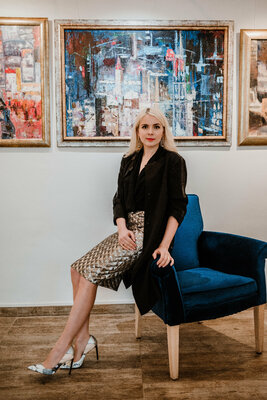 Vladislava Yakovenko in the Studio
