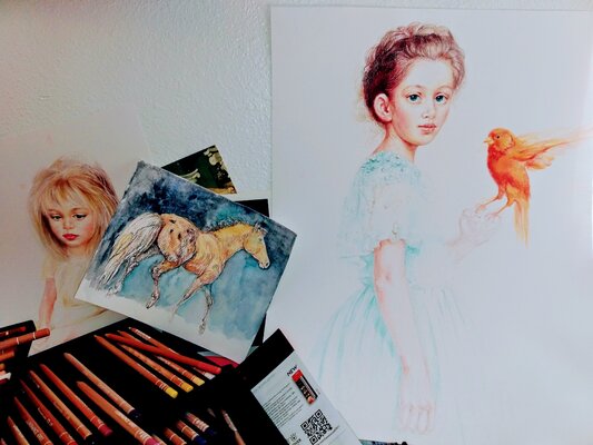 Daniela Vasileva in the Studio