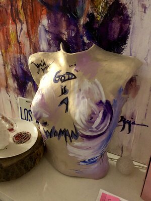 Sandra Szaja in the Studio