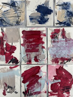Adriana Bernet in the Studio