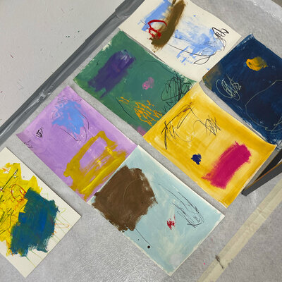 Adriana Bernet in the Studio