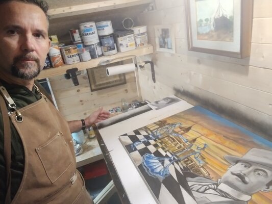Daniele Bianchi in the Studio