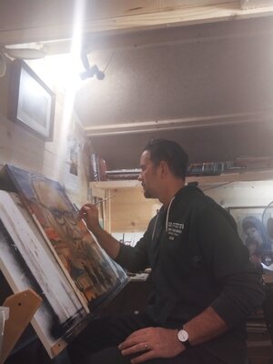 Daniele Bianchi in the Studio