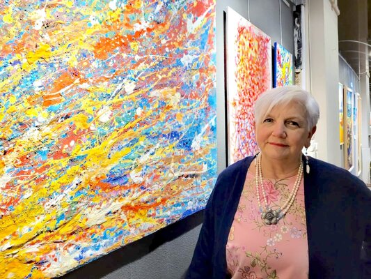 Mara Montagna in the Studio: I in my exhibition
