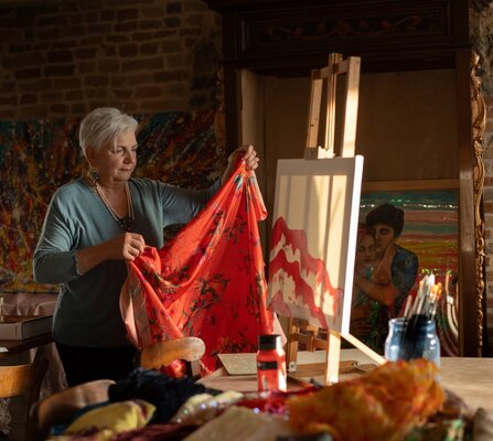 Mara Montagna in the Studio: I in my studio