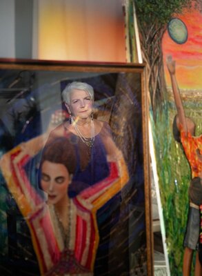 Mara Montagna in the Studio: I in my studio