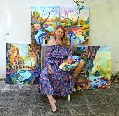 Silvia Pavlova in the Studio: Me & My Art