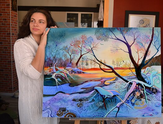 Silvia Pavlova in the Studio: The Light Of Winter