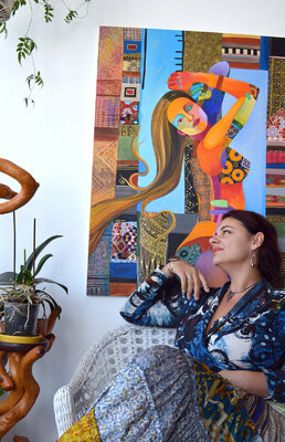 Silvia Pavlova in the Studio: The Gift Of The Sun