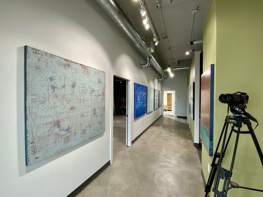 Robert Tillberg in the Studio