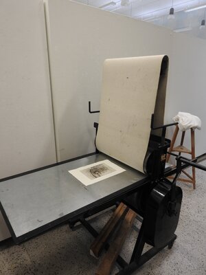 Magnus Lindblom in the Studio: Printmaking