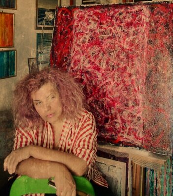 Dimitra Papageorgiou in the Studio