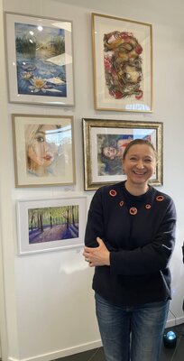 Olga Brink in the Studio: Me and my galleri Galleri BRINK