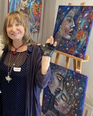 Tanja Olsson in the Studio