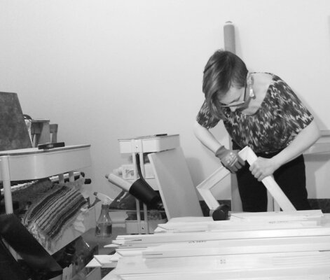Morana Pribetić in the Studio