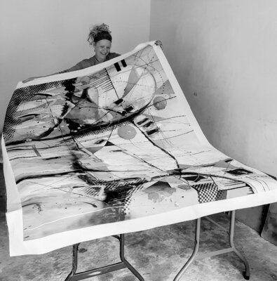 Karnish Art in the Studio