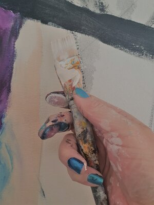 Karnish Art in the Studio