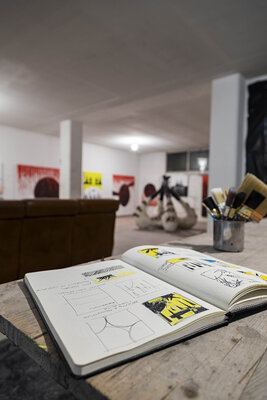 Federico Bernardi in the Studio