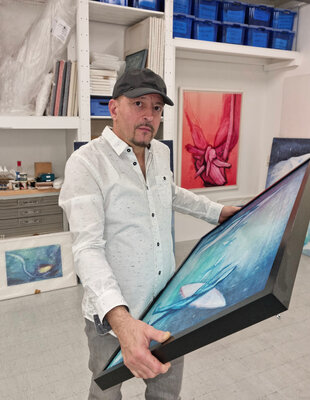 Darko Lesjak in the Studio