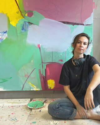 Lenta Markevich in the Studio