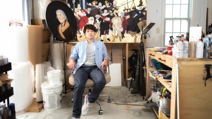 Tomoya Nakano in the Studio