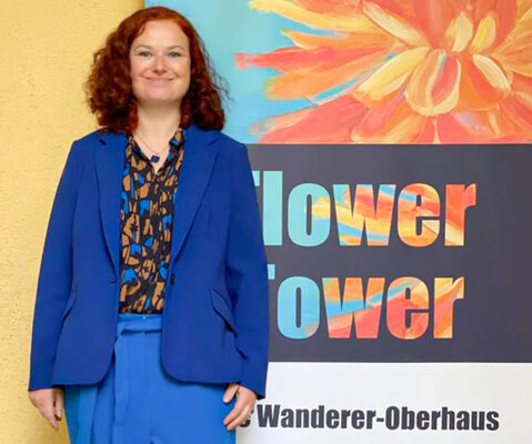 Antje Wanderer-Oberhaus in the Studio