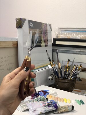 Svitlana Andriichenko in the Studio