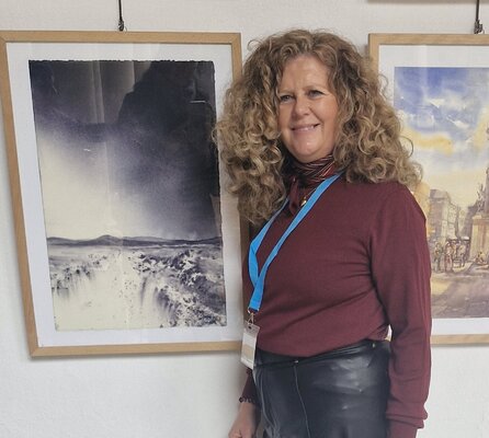 Montse Gil in the Studio