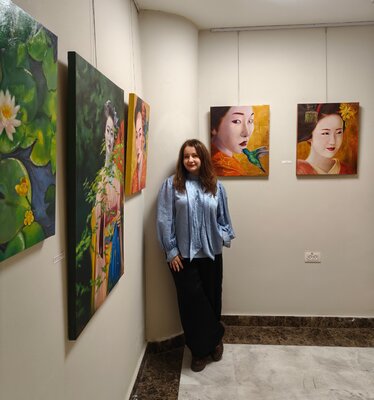 Jane Lantsman in the Studio: Solo exhibition "When Color Speaks"