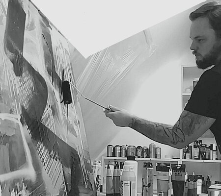 Florian Tillack in the Studio